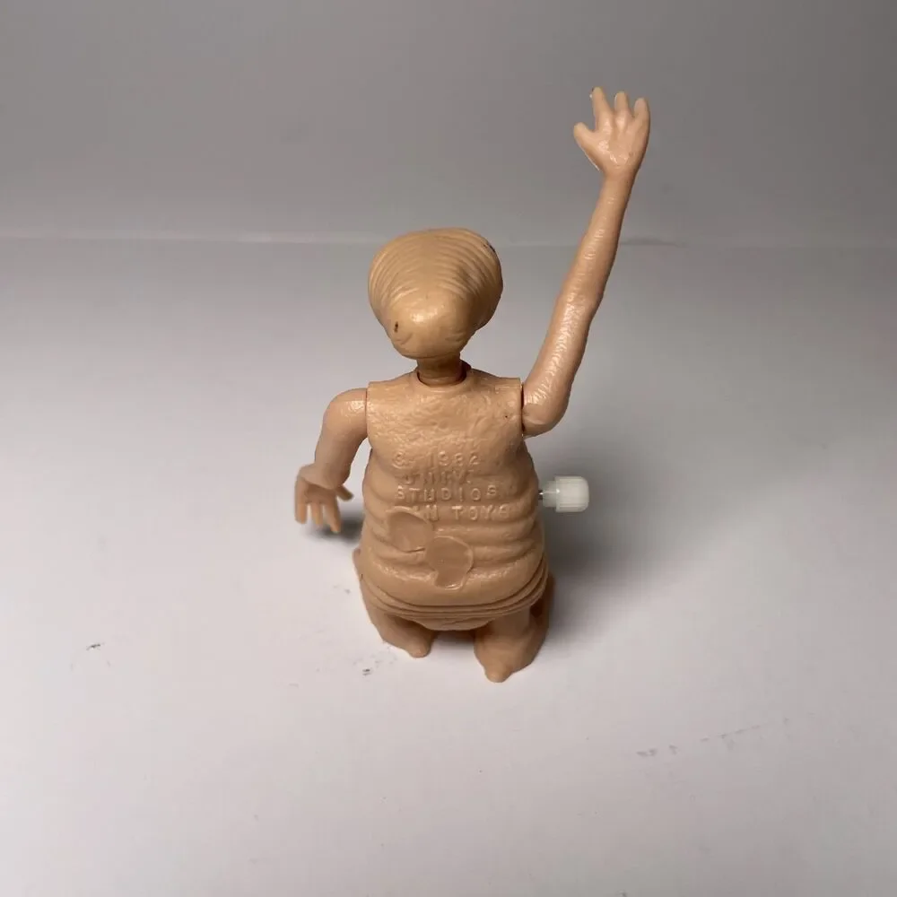 Vintage Wind-Up 1982 Universal Studios LJN Toys ET Extra Terrestial Walking Toy
